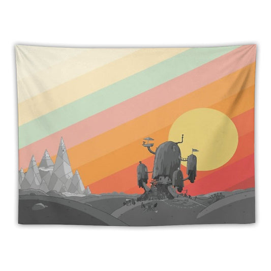 Land Of Ooo (Adventure Time) Tapestry