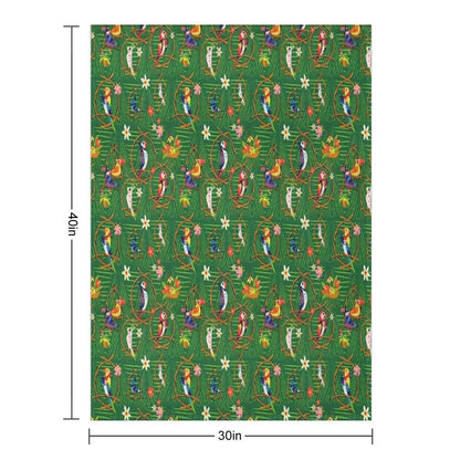Enchanted Tiki Room Throw Blanket