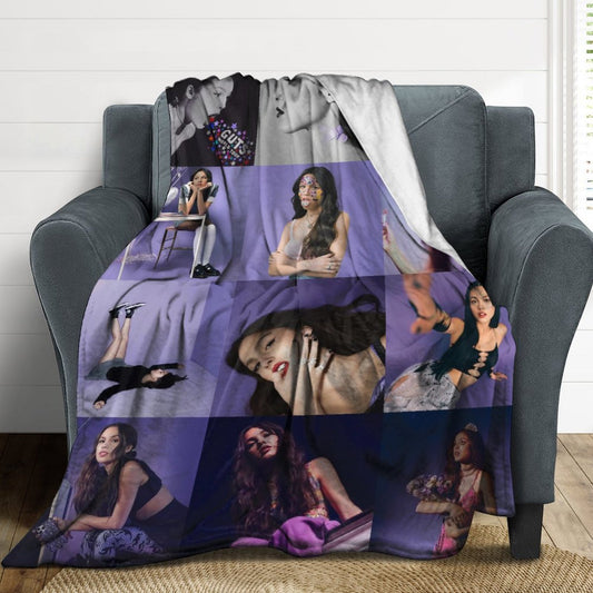 Olivia Rodrigo Albums Cover Throw Blanket