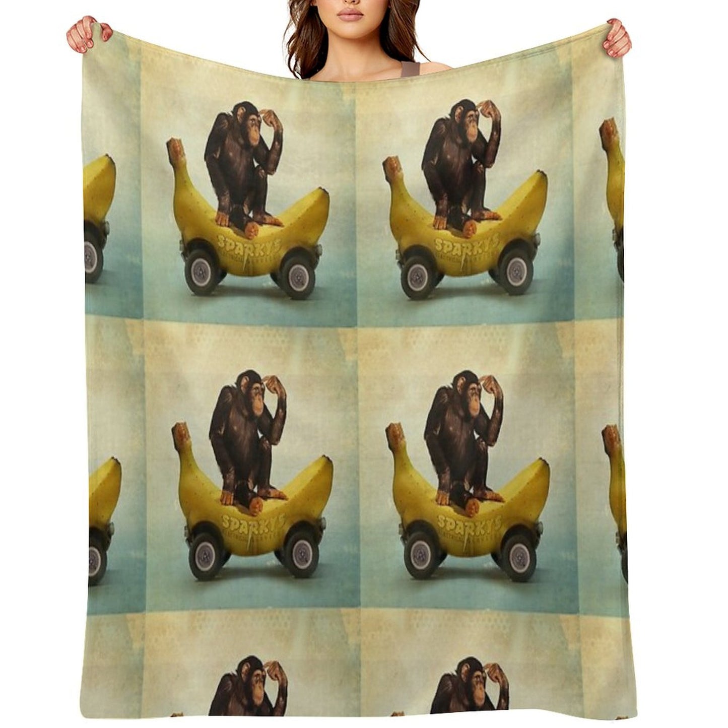 Sparky's Electrical Services Throw Blanket