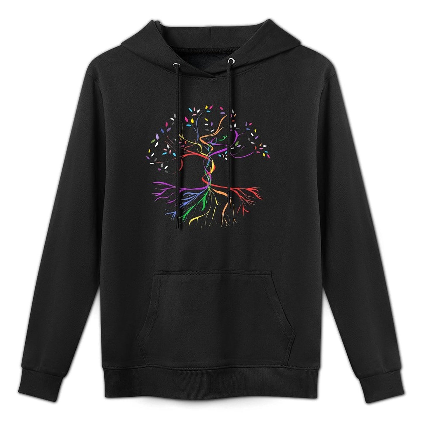 Tree Life Rainbow LGBT Cool Gay Pride Ally Relaxed Fit Hoodie