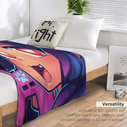Aphmau with Video Game Throw Blanket