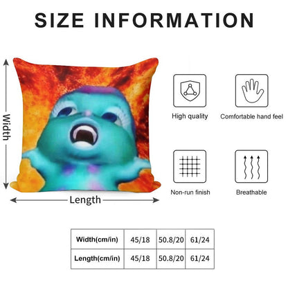 Bibble Meme Soft Durable Construction Throw Pillow