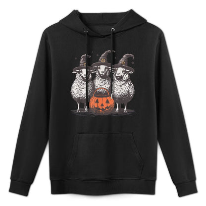 Witch Sheep Halloween Sheep Trick Or Treat Sheep Farm Animal Easy Care Hoodie