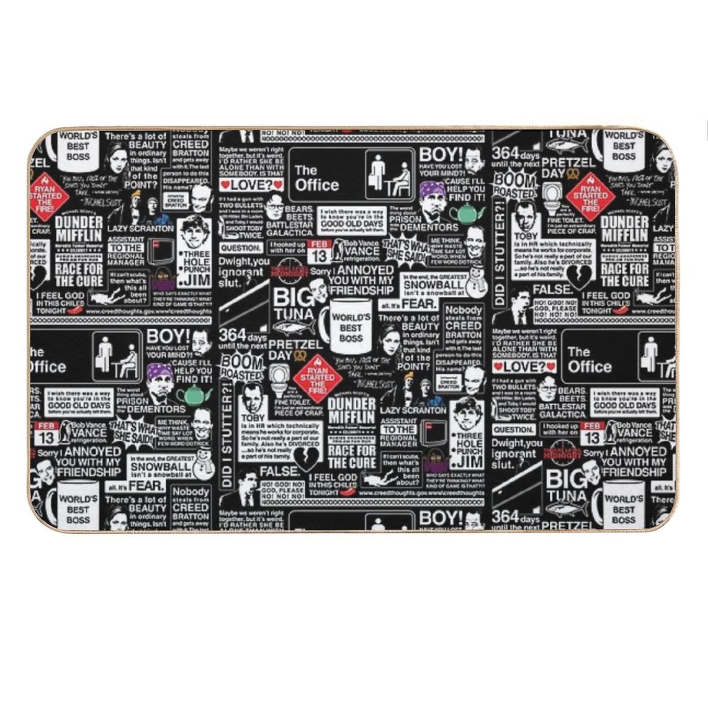 Wise Words From The Office - The Office Quotes Bath Mat