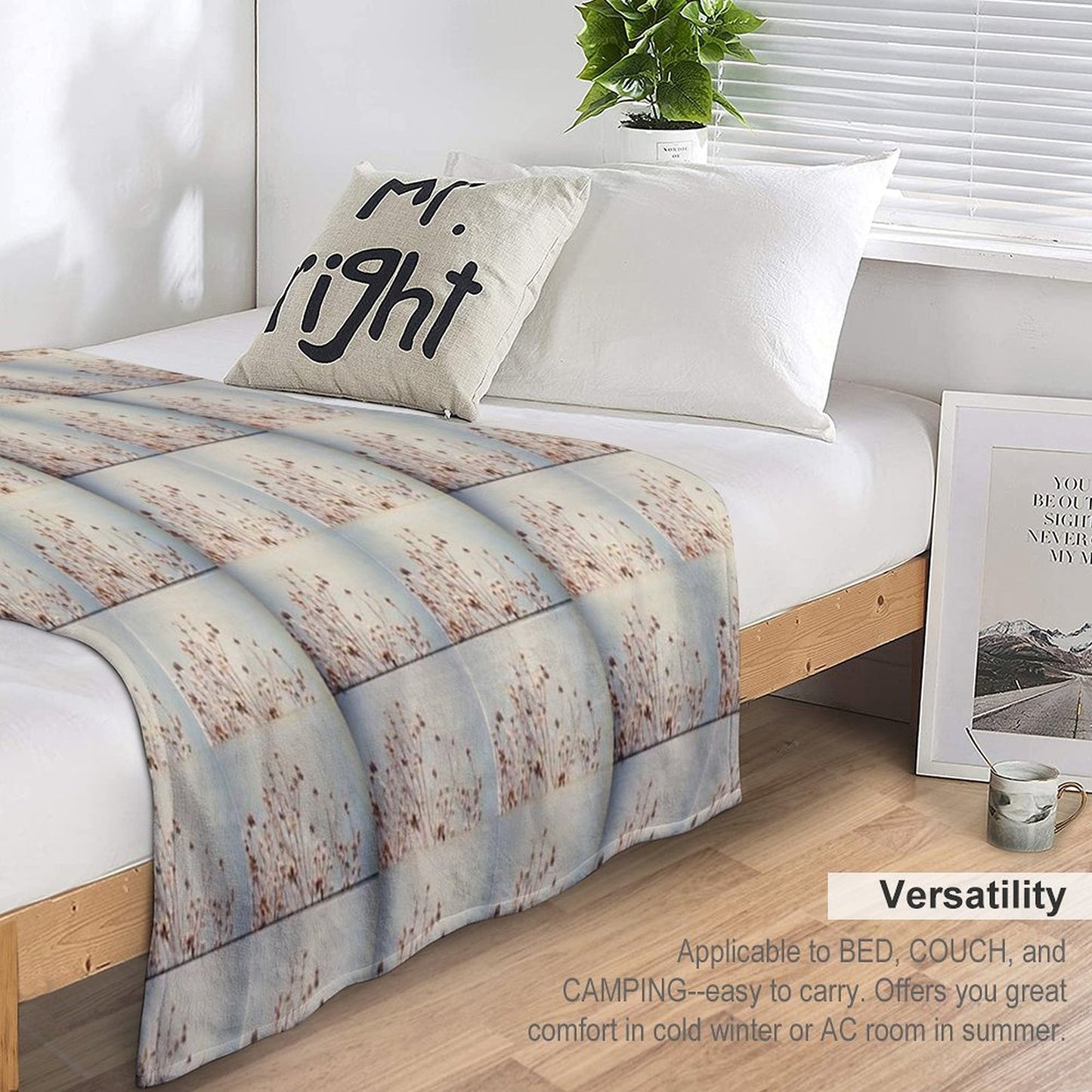 Tree Times Four Throw Blanket