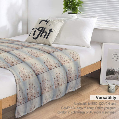 Tree Times Four Throw Blanket