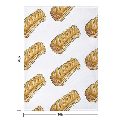 Sausage Roll Throw Blanket