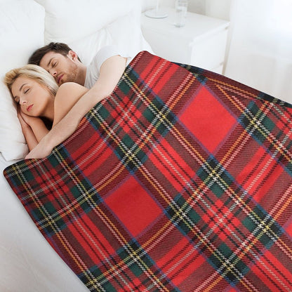 Royal Stewart Tartan Throw Blanket