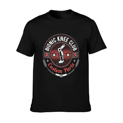 Bionic Knee Club Custom Parts Funny Knee Replacement T-Shirt