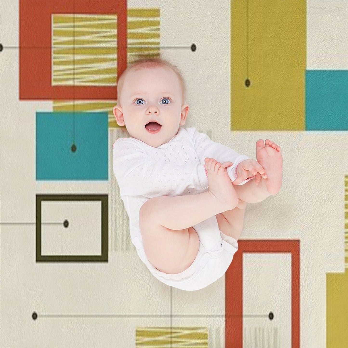 Mid Century Modern 1 Throw Blanket