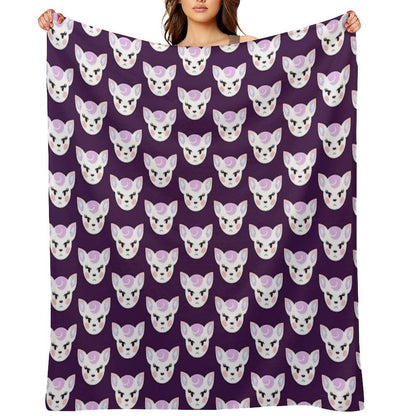 Deer Gal Diana Throw Blanket