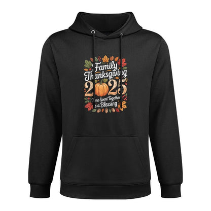 Family Thanksgiving 2025 Thanksgiving Crew Matching Fall Machine Washable Hoodie