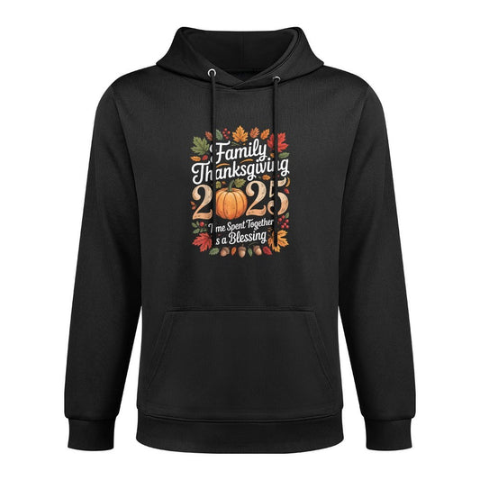 Family Thanksgiving 2025 Thanksgiving Crew Matching Fall Machine Washable Hoodie