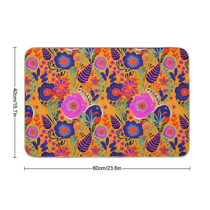Botanically Bold - 70's Retro Bath Mat