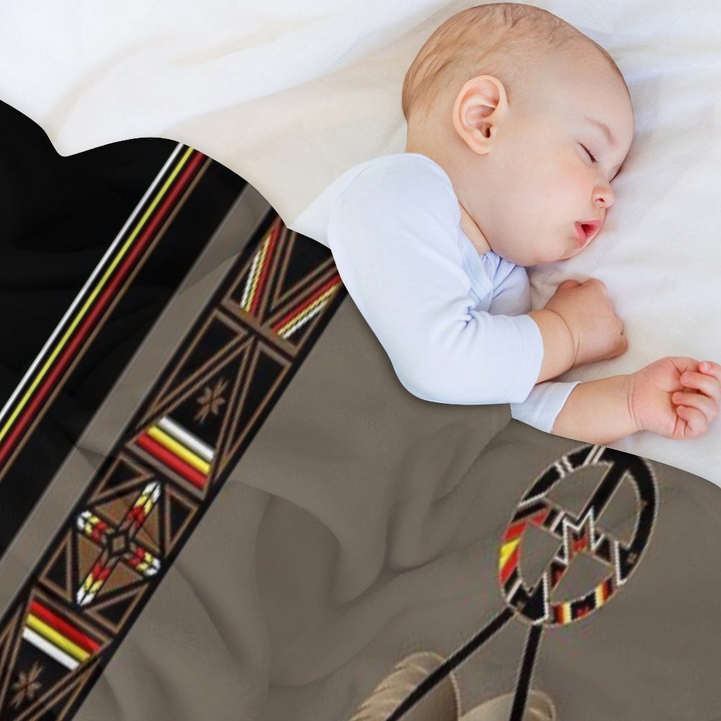 Lakota Design Throw Blanket