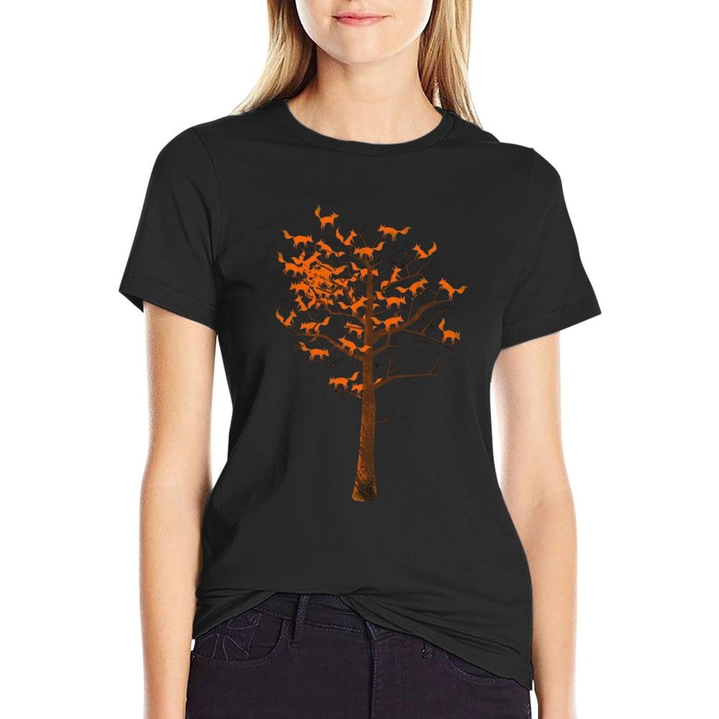 Blazing Fox Tree  Graphic-printed T-Shirt