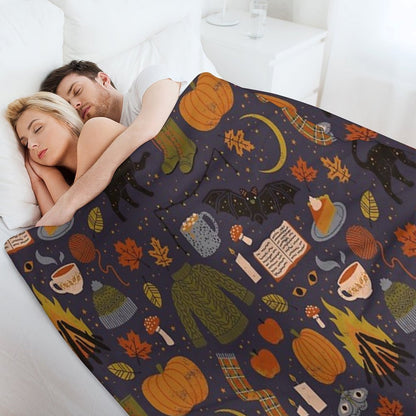 Autumn Nights Throw Blanket