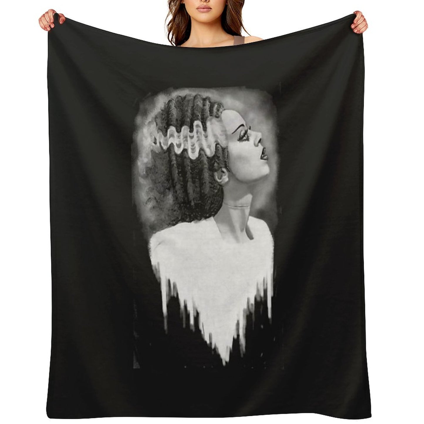 Bride of Frankenstein Throw Blanket