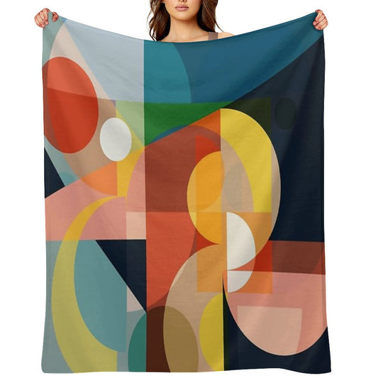 Mid Century Design 4 Throw Blanket