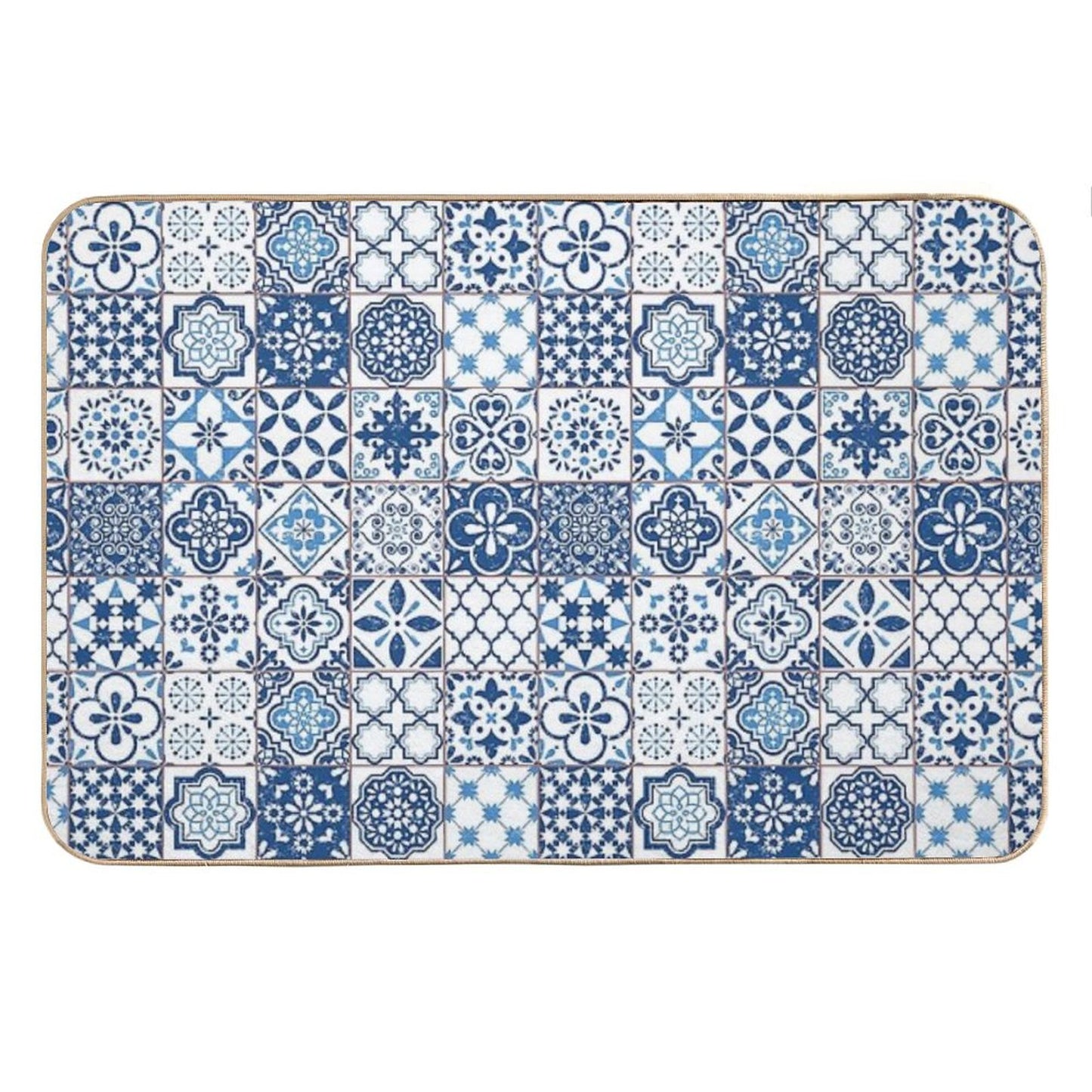Portuguese Azulejos Bath Mat
