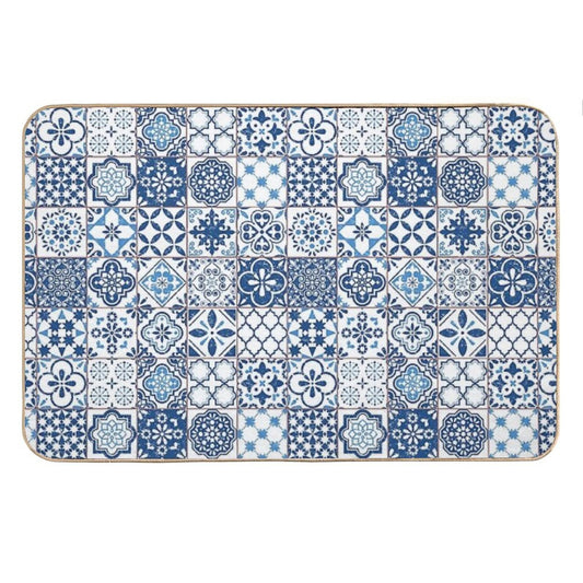 Portuguese Azulejos Bath Mat