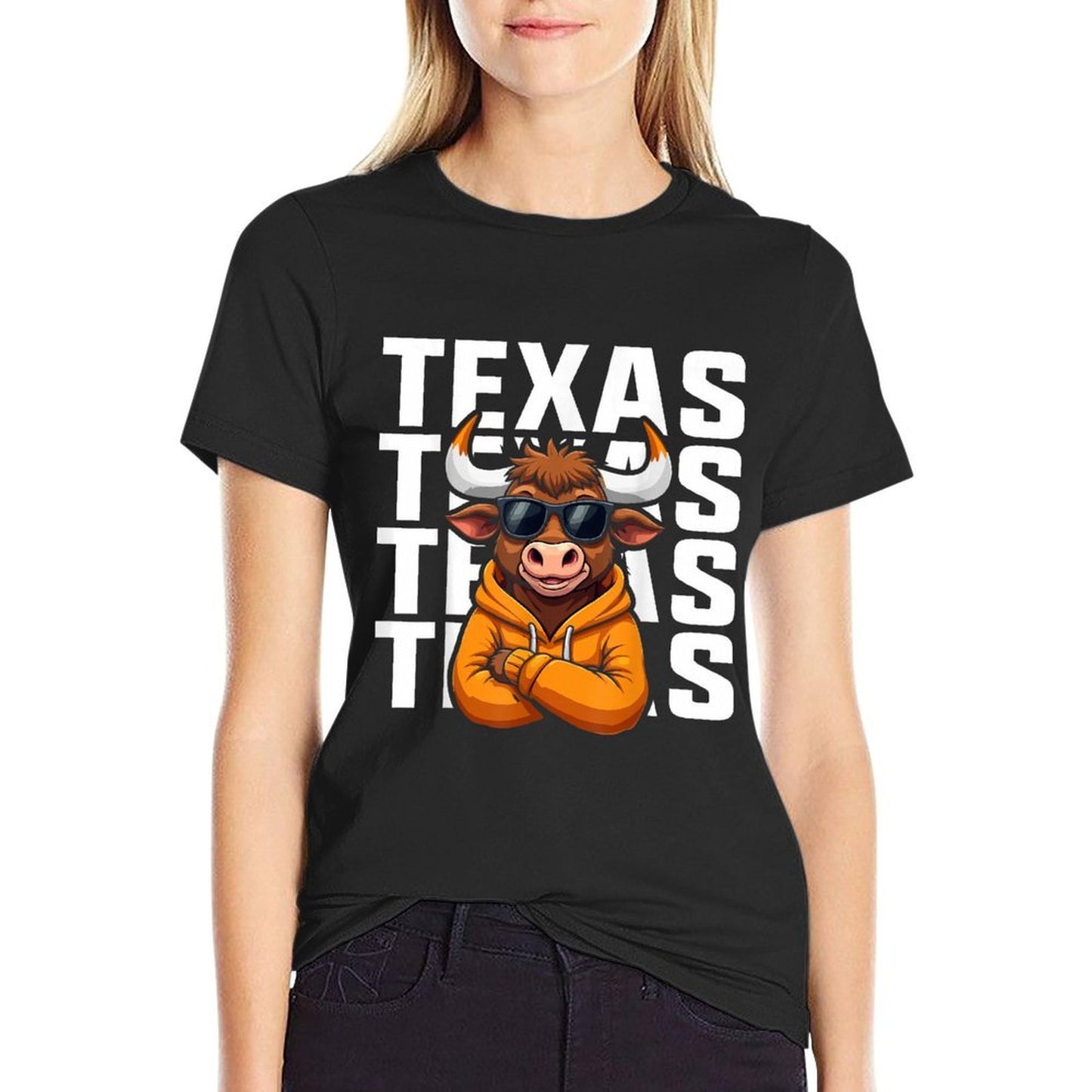 Vintage Texas Graphic Classic for Men Women Kids  Easy-care T-Shirt