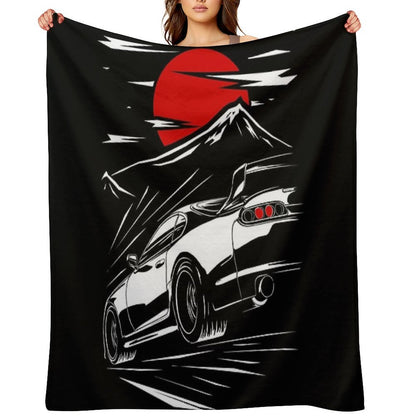 Toyota Supra MKIV  Haruna Throw Blanket
