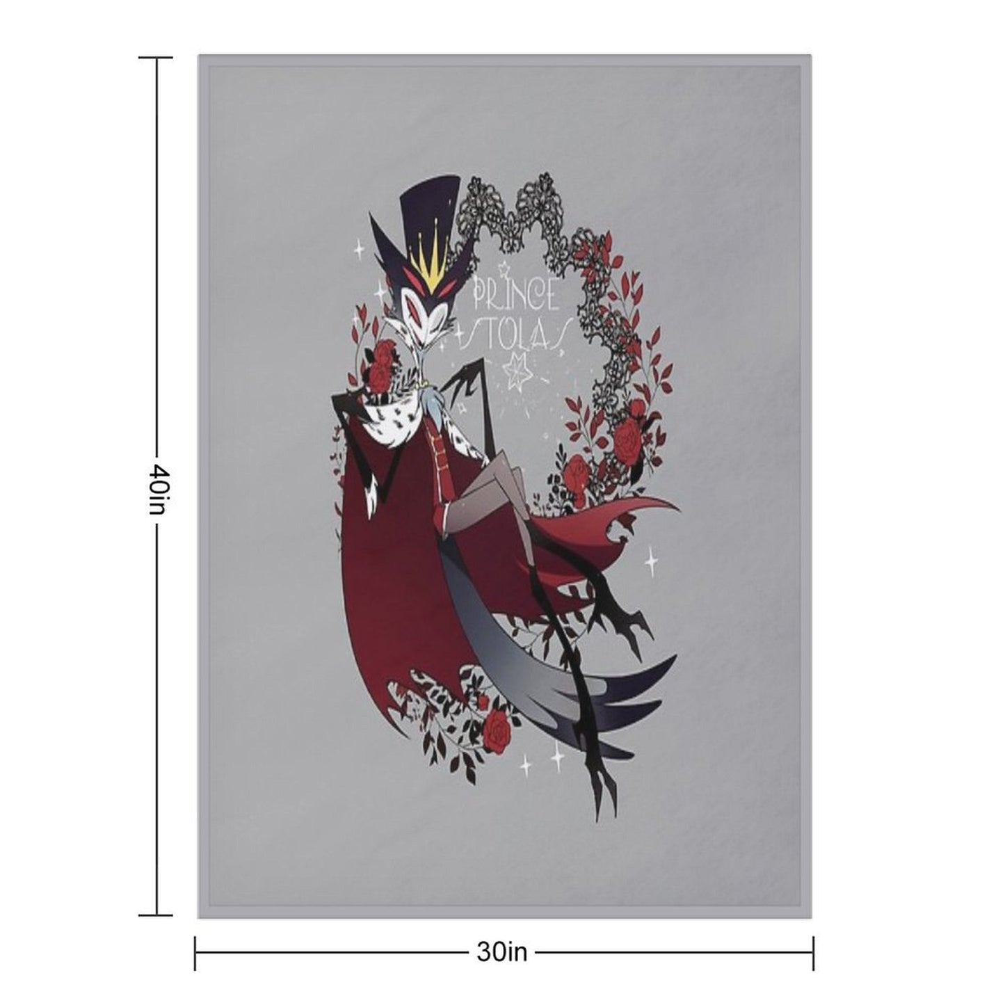 Helluva Boss Stolas Throw Blanket