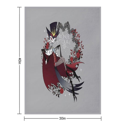 Helluva Boss Stolas Throw Blanket