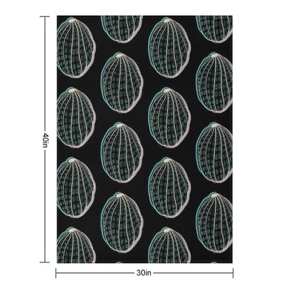 Sea Urchin Throw Blanket