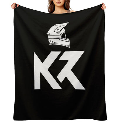 KR Motocross Throw Blanket
