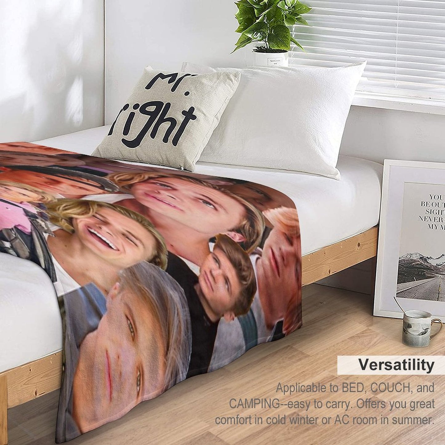 Owen Joyner Photo Collage Throw Blanket