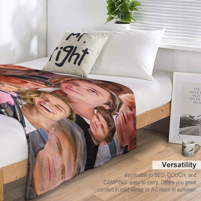 Owen Joyner Photo Collage Throw Blanket