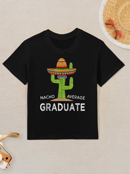 Fun High School College Graduate Humor  Funny Graduation Kids T-Shirt