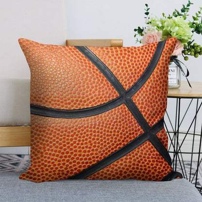 Basketball Throw Pillow Linen Throw Pillow Cover