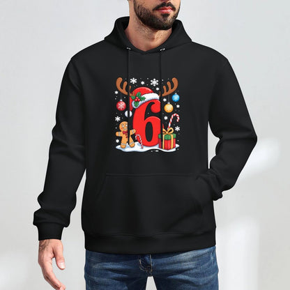 Funny 67 Six Seven Meme Couple Custome Christmas Number 6 Sweatshirt Moisture-Wicking Hoodie