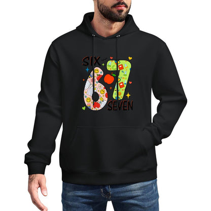 Funny Six Seven Meme 67 Days of School Men Women Boy Girl Versatile Streetwear Hoodie