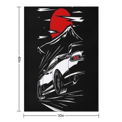 Toyota Supra MKIV  Haruna Throw Blanket