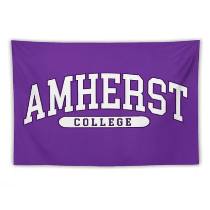 Amherst - College Font Curved Tapestry