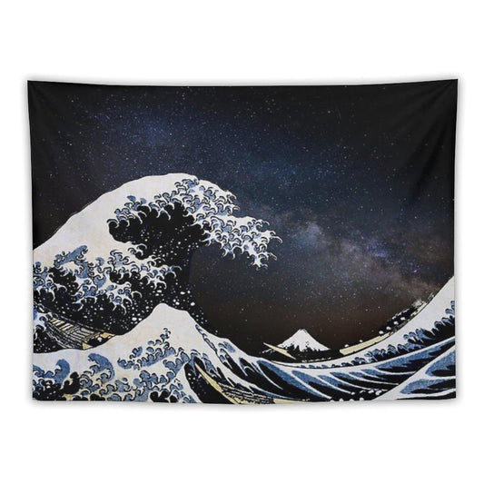 Kanagawa Wave in Space Tapestry