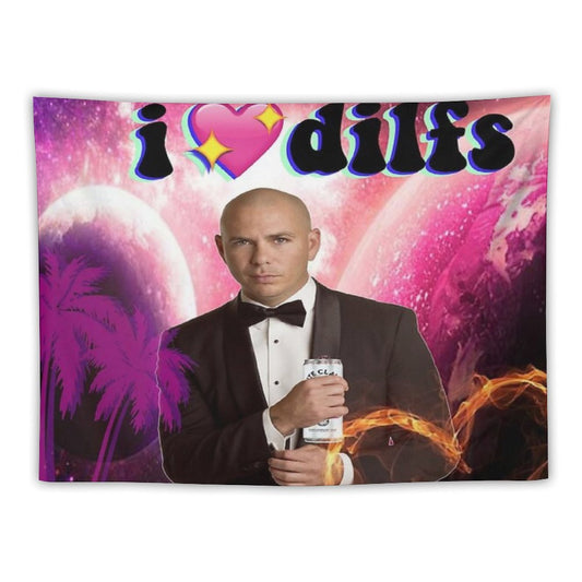 I Love Dilfs Tapestry