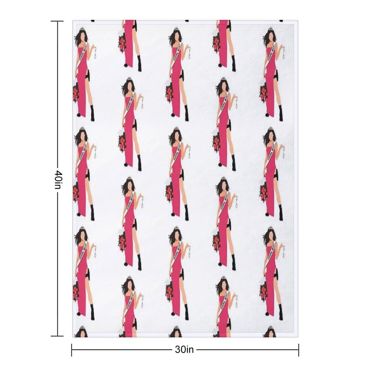 Miss Congeniality Throw Blanket