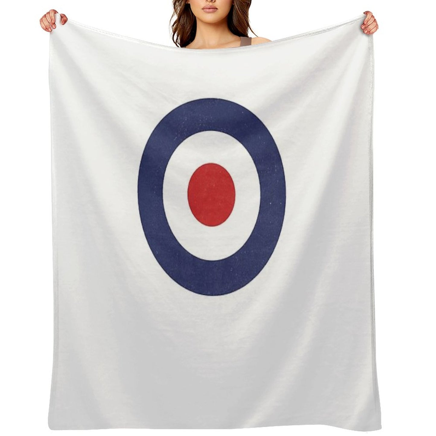 Mod 60s Pop Art Target Throw Blanket