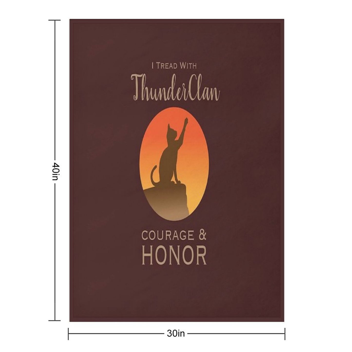 ThunderClan Pride Throw Blanket