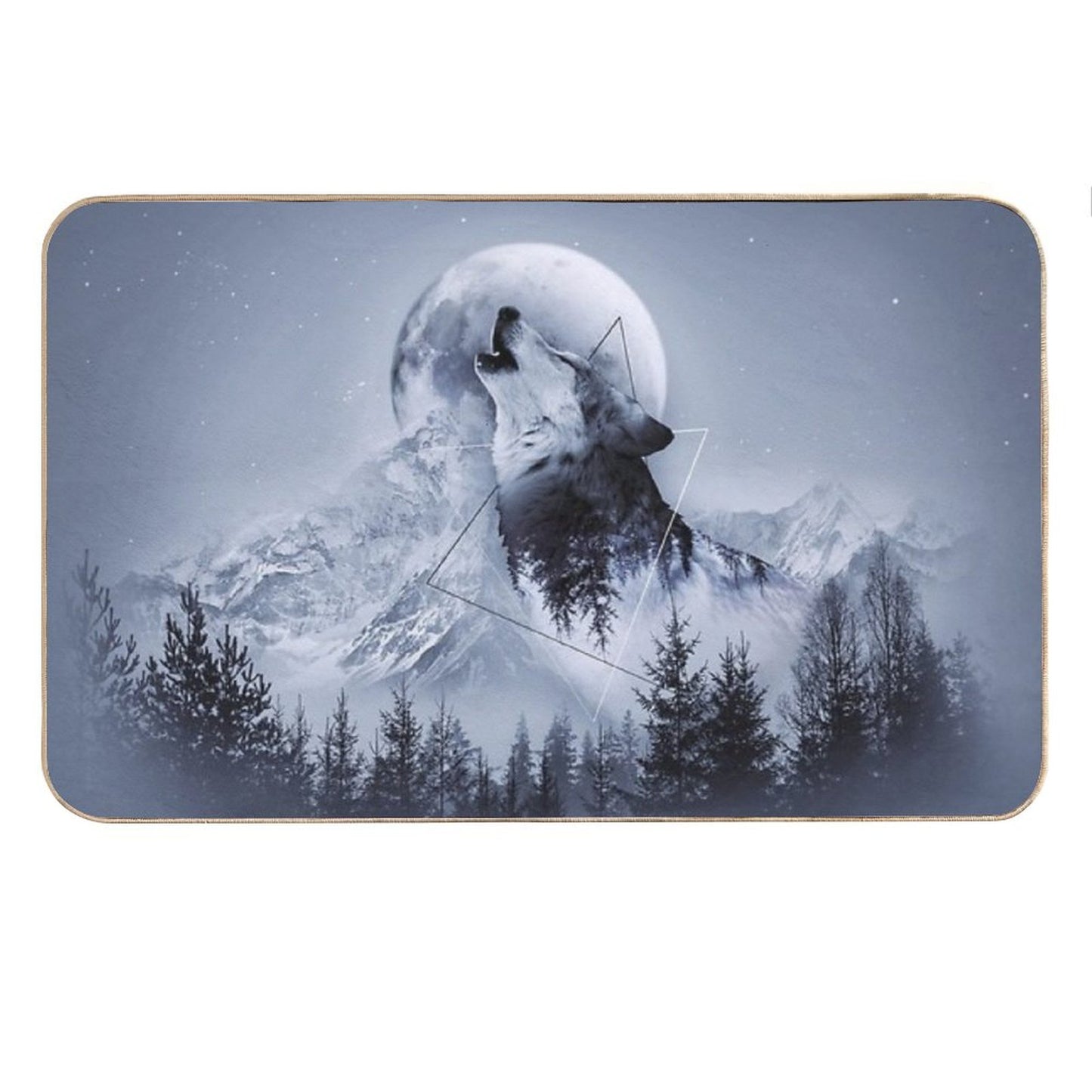 Howl with The Wolf Bath Mat