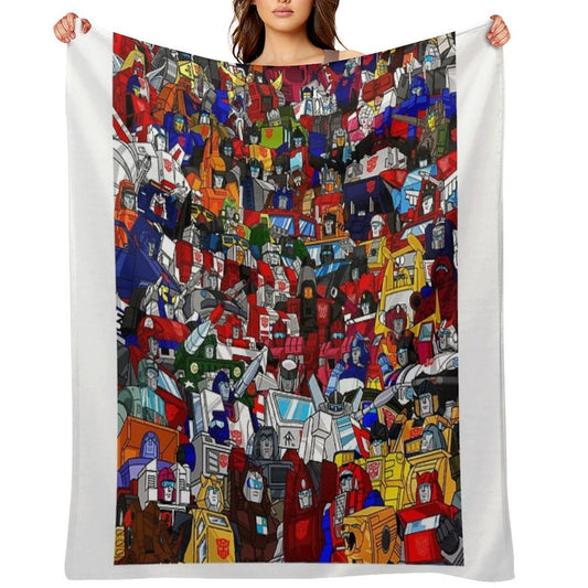 G1 Transformers Autobots Throw Blanket