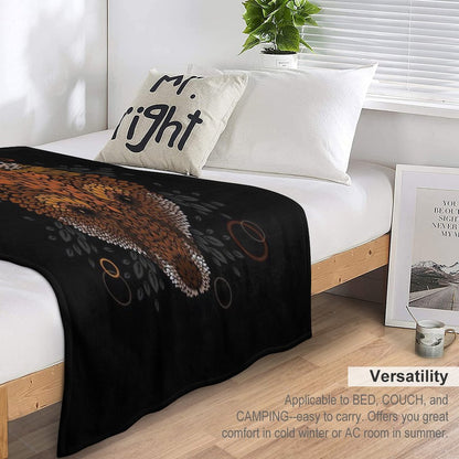 Fox Face Throw Blanket