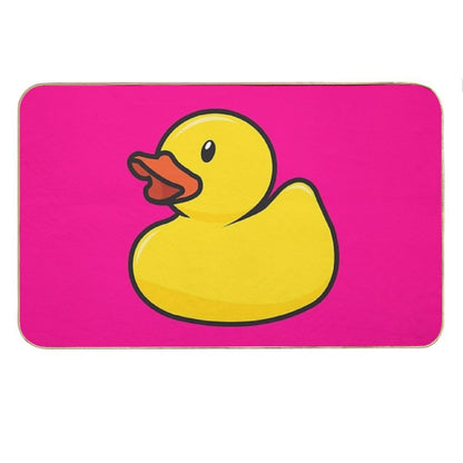 Rubber Duck in Hot Pink Bath Mat
