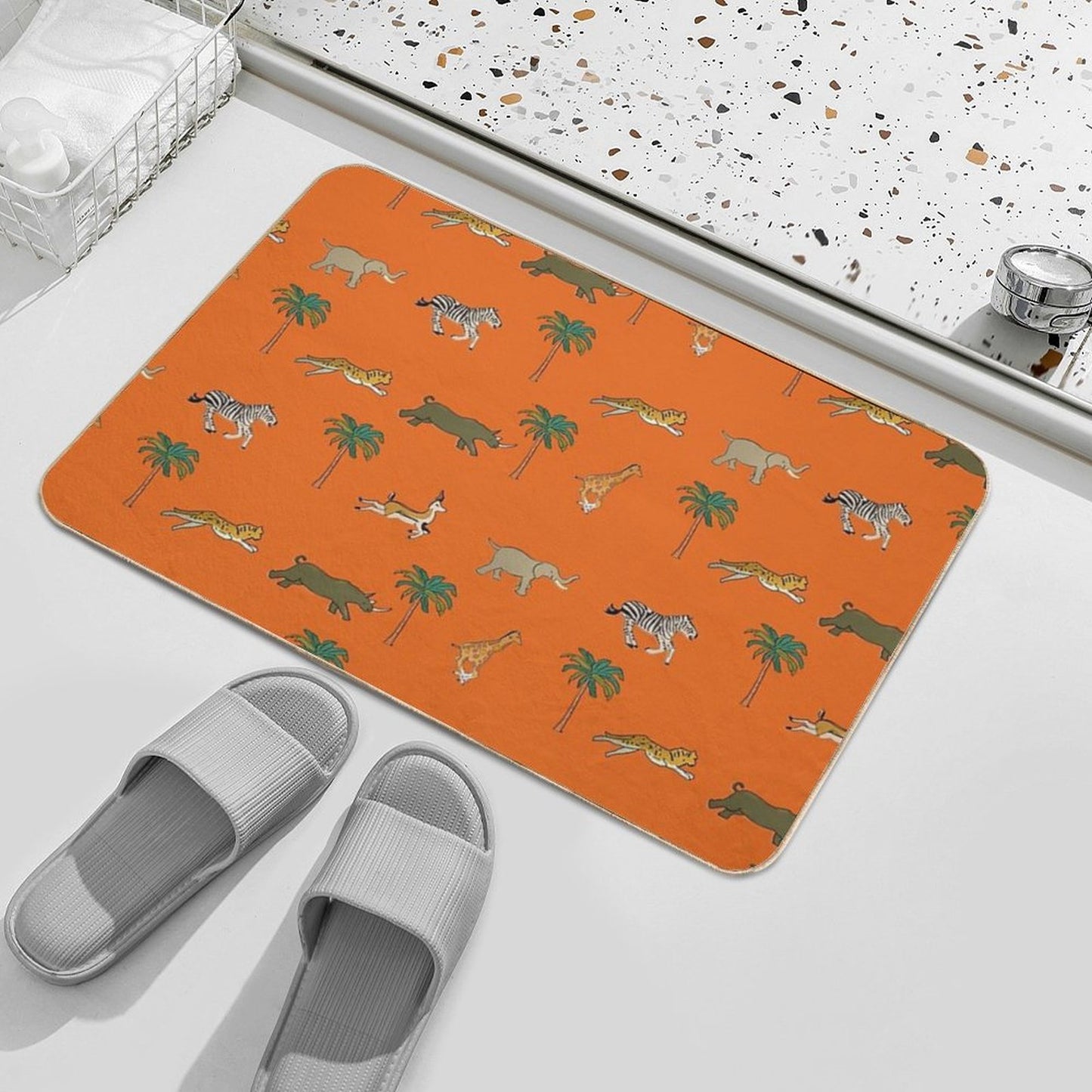Darjeeling Luggage Bath Mat